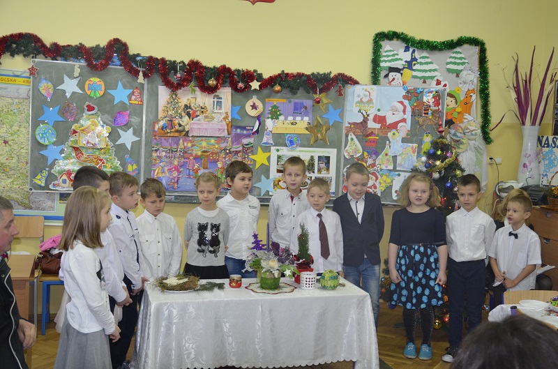 Wigilia w klasie IIb