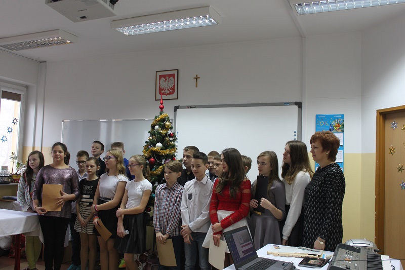 Spotkanie wigilijne w klasie VIb