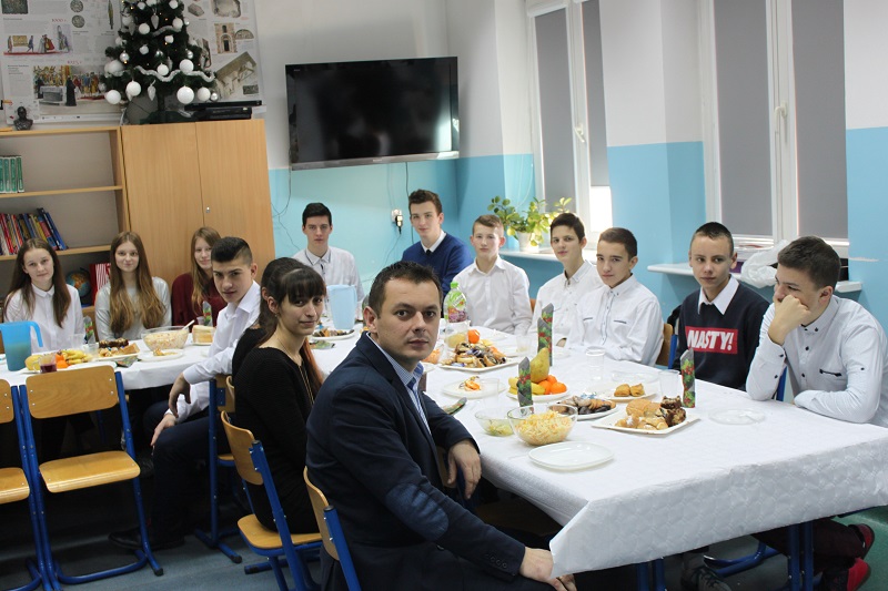 Wigilia w klasie III gimnazjum