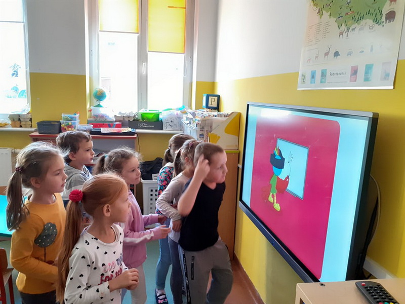 Nowa tablica multimedialna w przedszkolu