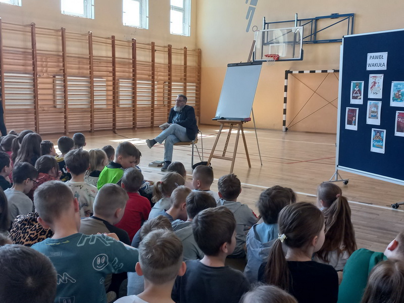 Spotkanie autorskie z p. Pawem Waku