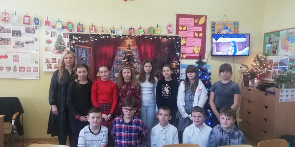 Wigilia w klasie 4b