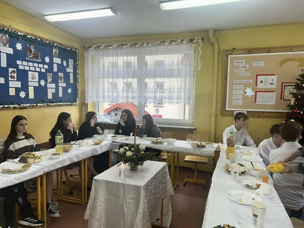 Wigilia w klasie 8a