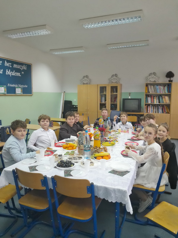 Wigilia w klasie 4b