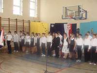 Ślubowanie klas I gimnazjum
