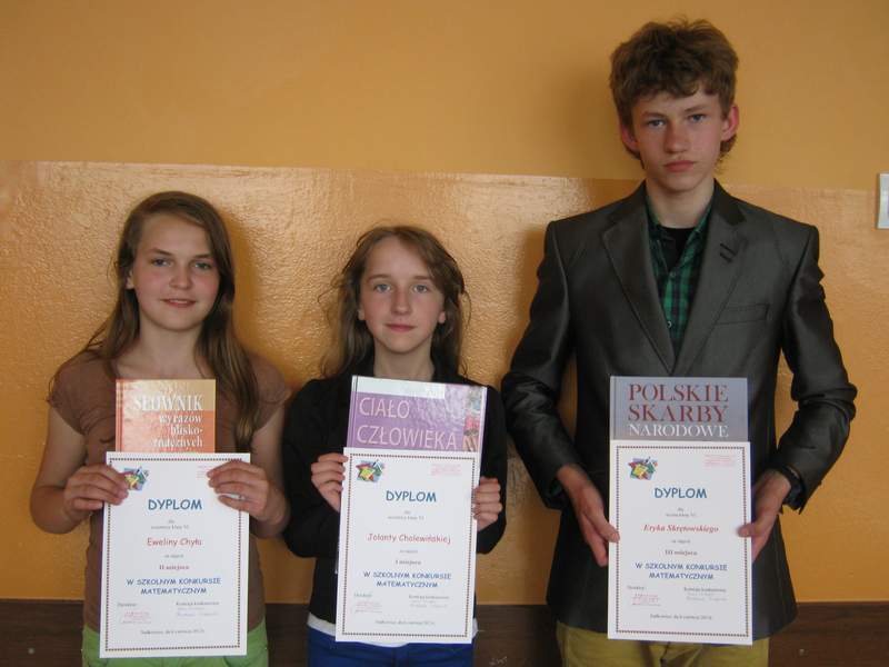 Szkolny Konkurs Matematyczny 