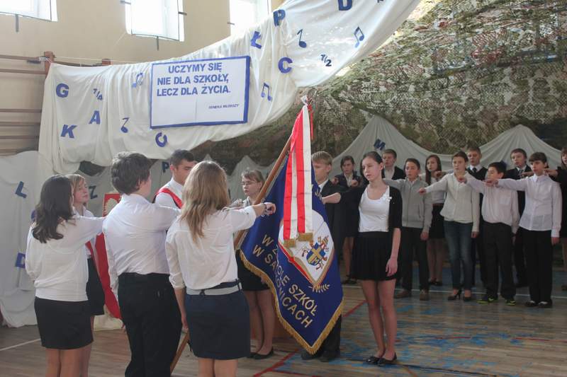 lubowanie klas I gimnazjum 29.11.12r. 