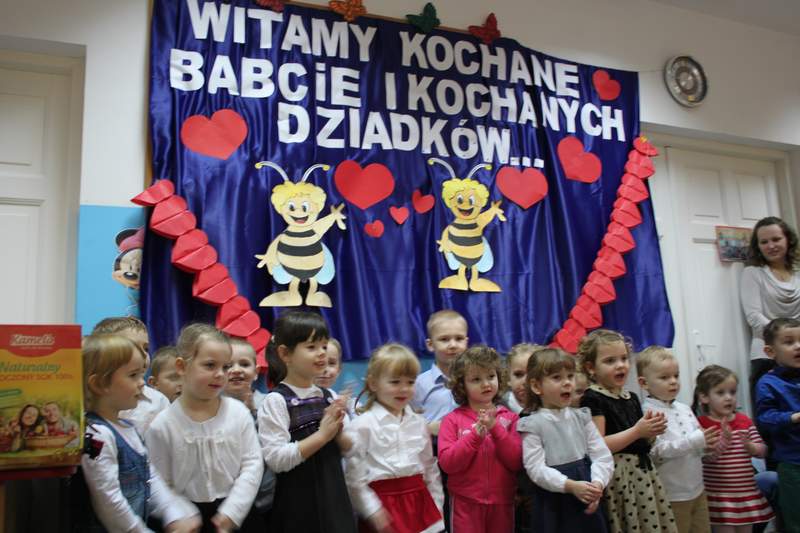 Dzień Babci i Dziadka w grupie 3-4-latków