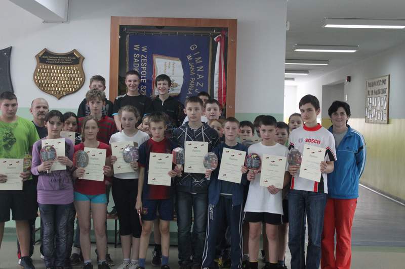 Mistrzostwa Szkoy w tenisie stoowym 11.02.2013